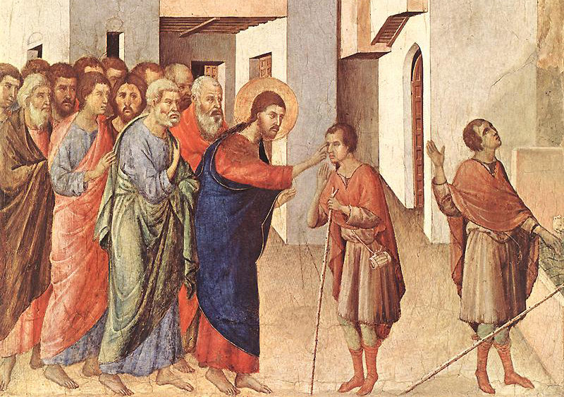 Healing of the Blind Man, Buoninsegna